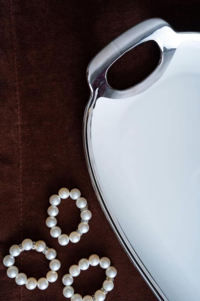 Arven Oval Silver Sunum Tepsisi - 41 cm