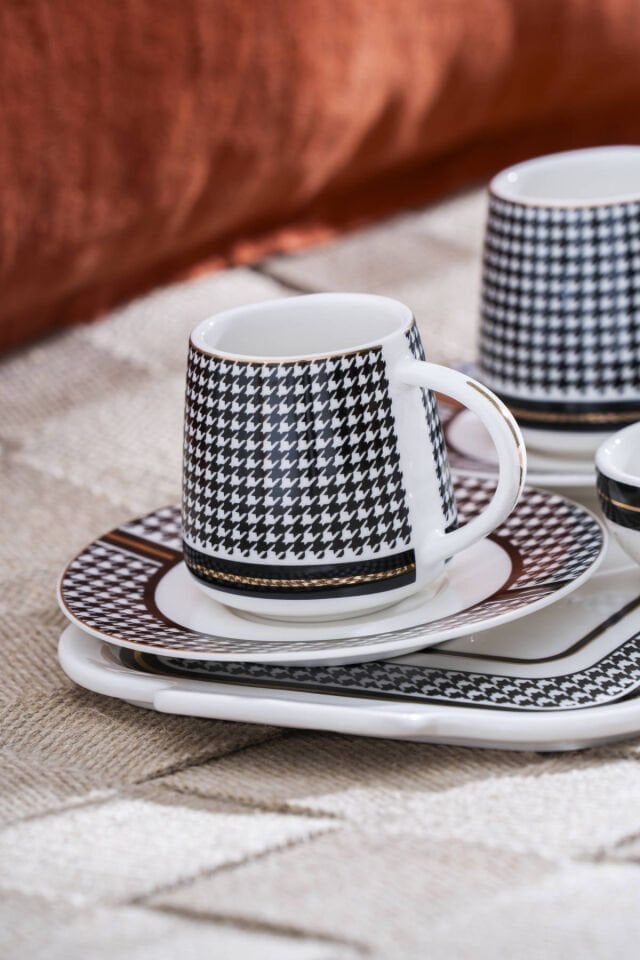 Renzo 2 Kişilik Tepsili Kahve Fincan Takımı - 100 ml