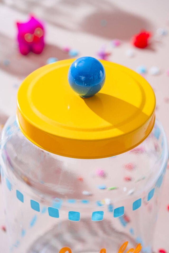 Vicenza Renkli Cam Kavanoz - 4 L