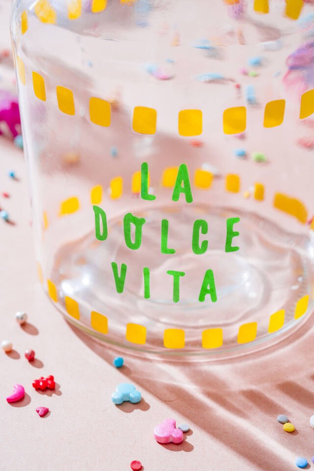 Vicenza Renkli Cam Kavanoz - 2,9 L