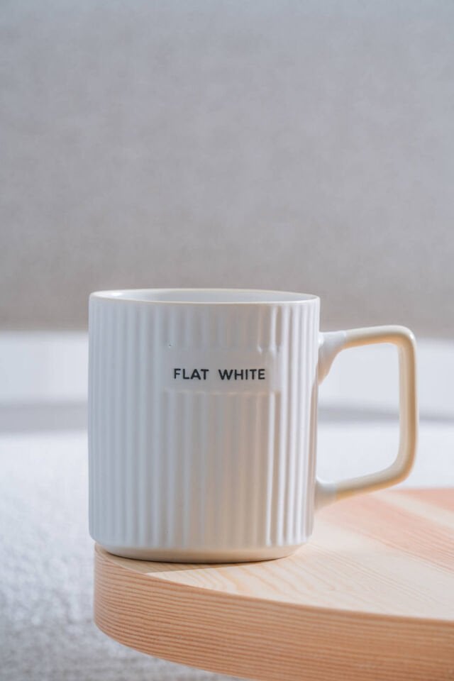 Ruby Porselen Kupa Flat White - 350 ml