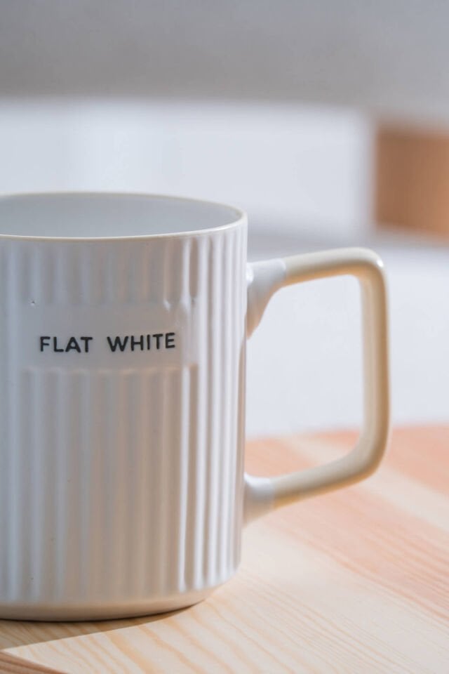 Ruby Porselen Kupa Flat White - 350 ml