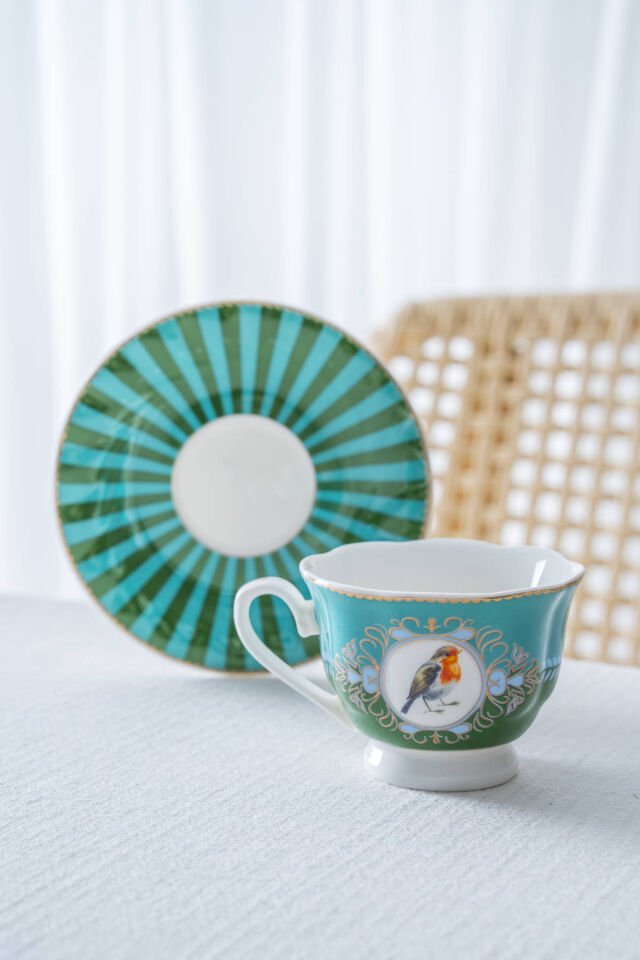 Lumiere 6 Kişilik Porselen Kahve Fincan Takımı - 90 ml