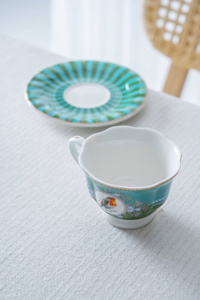 Lumiere 6 Kişilik Porselen Kahve Fincan Takımı - 90 ml