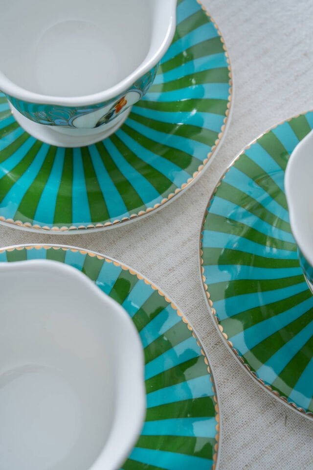 Lumiere 6 Kişilik Porselen Kahve Fincan Takımı - 90 ml