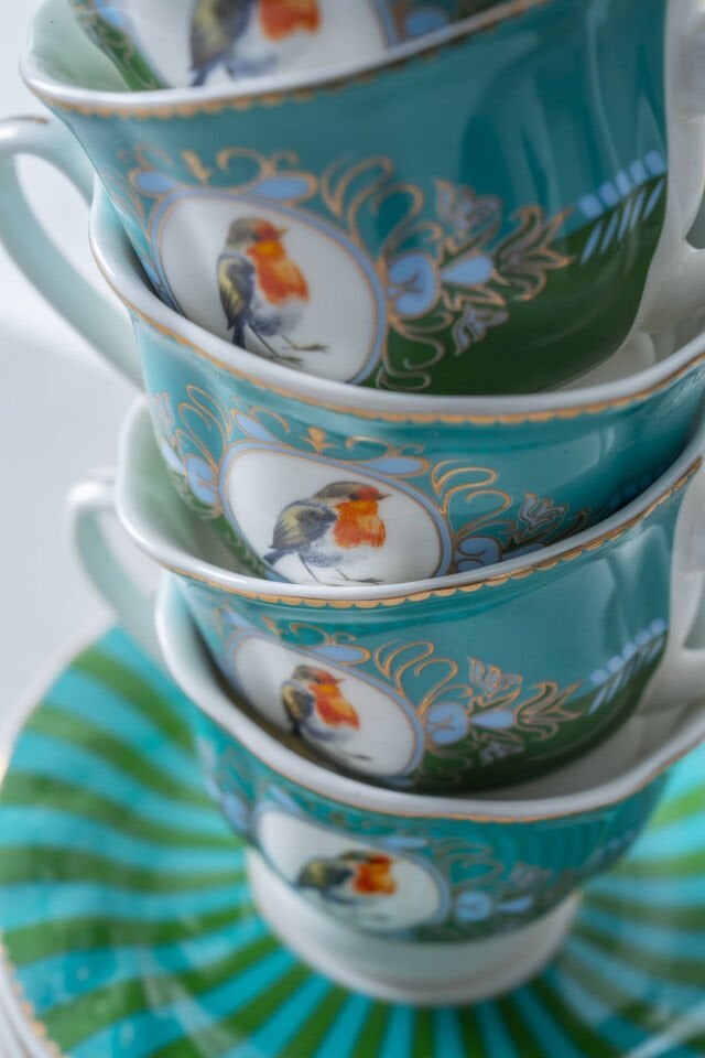 Lumiere 6 Kişilik Porselen Kahve Fincan Takımı - 90 ml