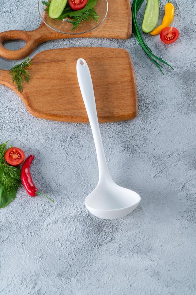 Sweet Silikon Kepçe - 30cm Beyaz