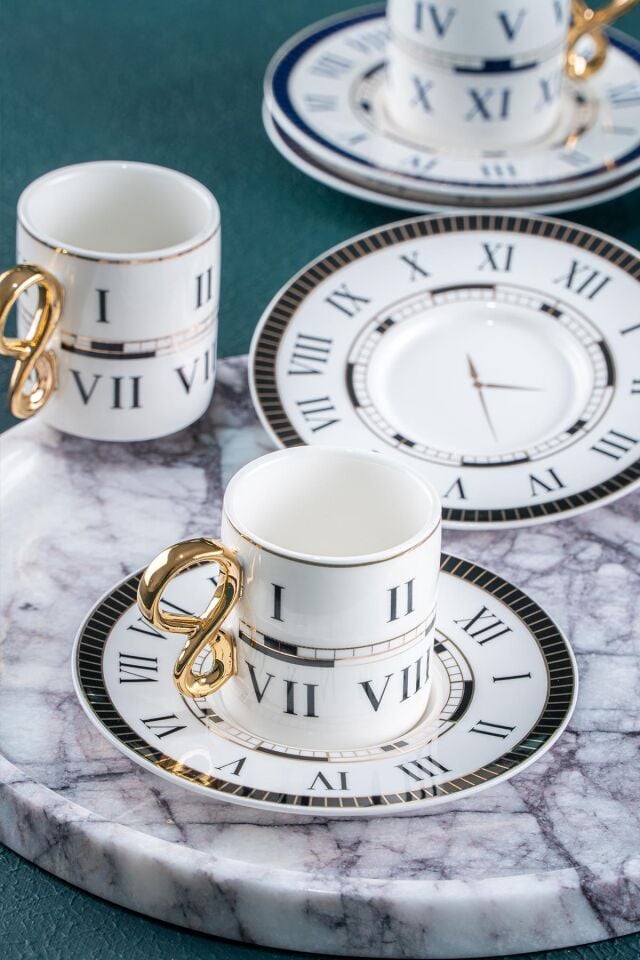 Timeless 6 Kişilik Kahve Fincanı Takımı - 90 ml