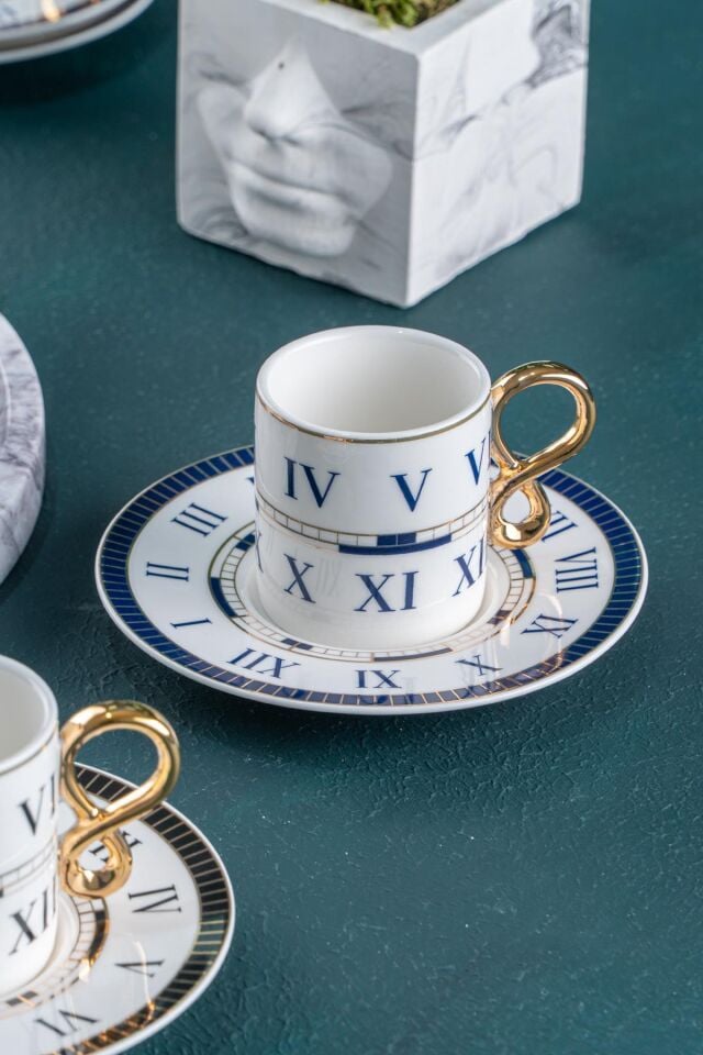 Timeless 6 Kişilik Kahve Fincanı Takımı - 90 ml