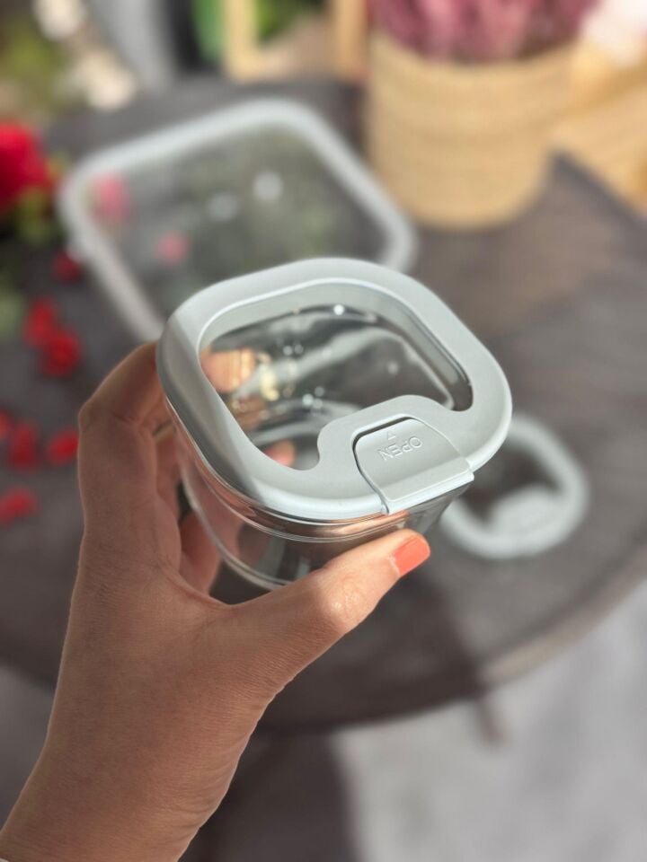 Livia 4 Lü Cam Saklama Kabı & Kahvaltılık