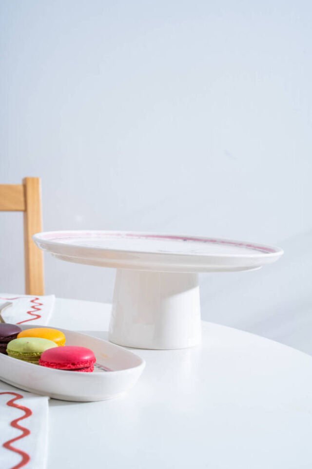 ACAR Laila Ayaklı Sunum Tabağı - 26 cm