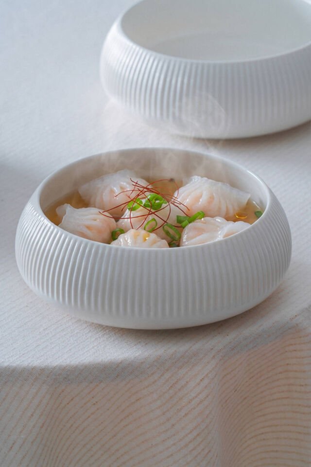 ACAR Bianco Perla Porselen Yuvarlak Kase - 18 cm
