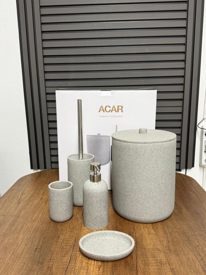 ACAR LADUREE COLLECTION-5 Lİ BANYO SETİ