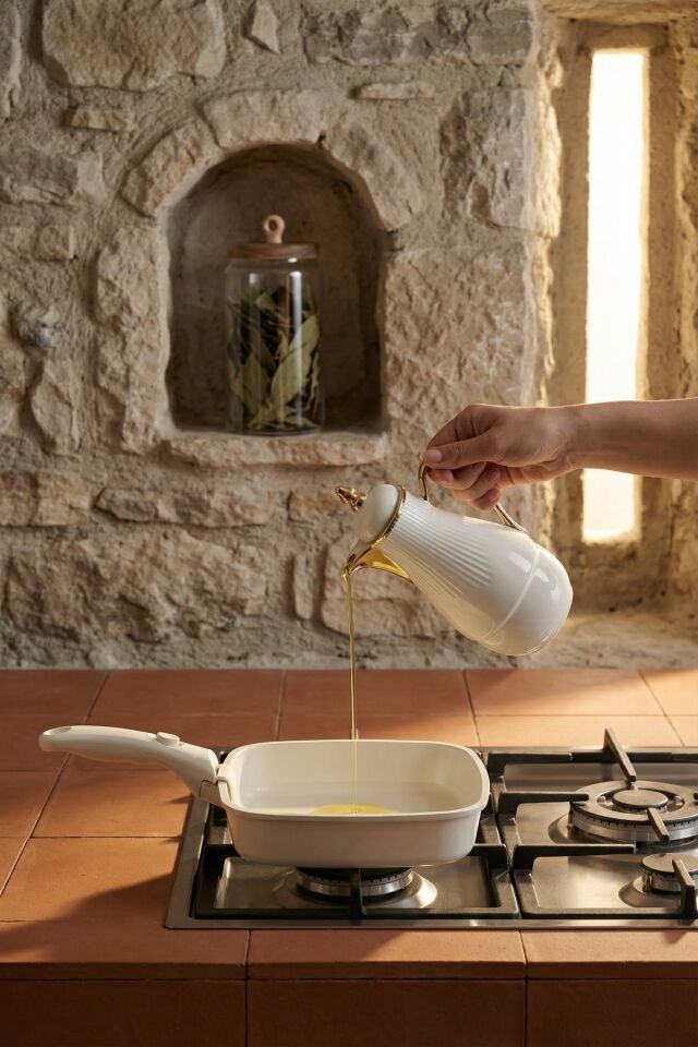 ACAR Samir Porselen Yağdanlık - 990 ml